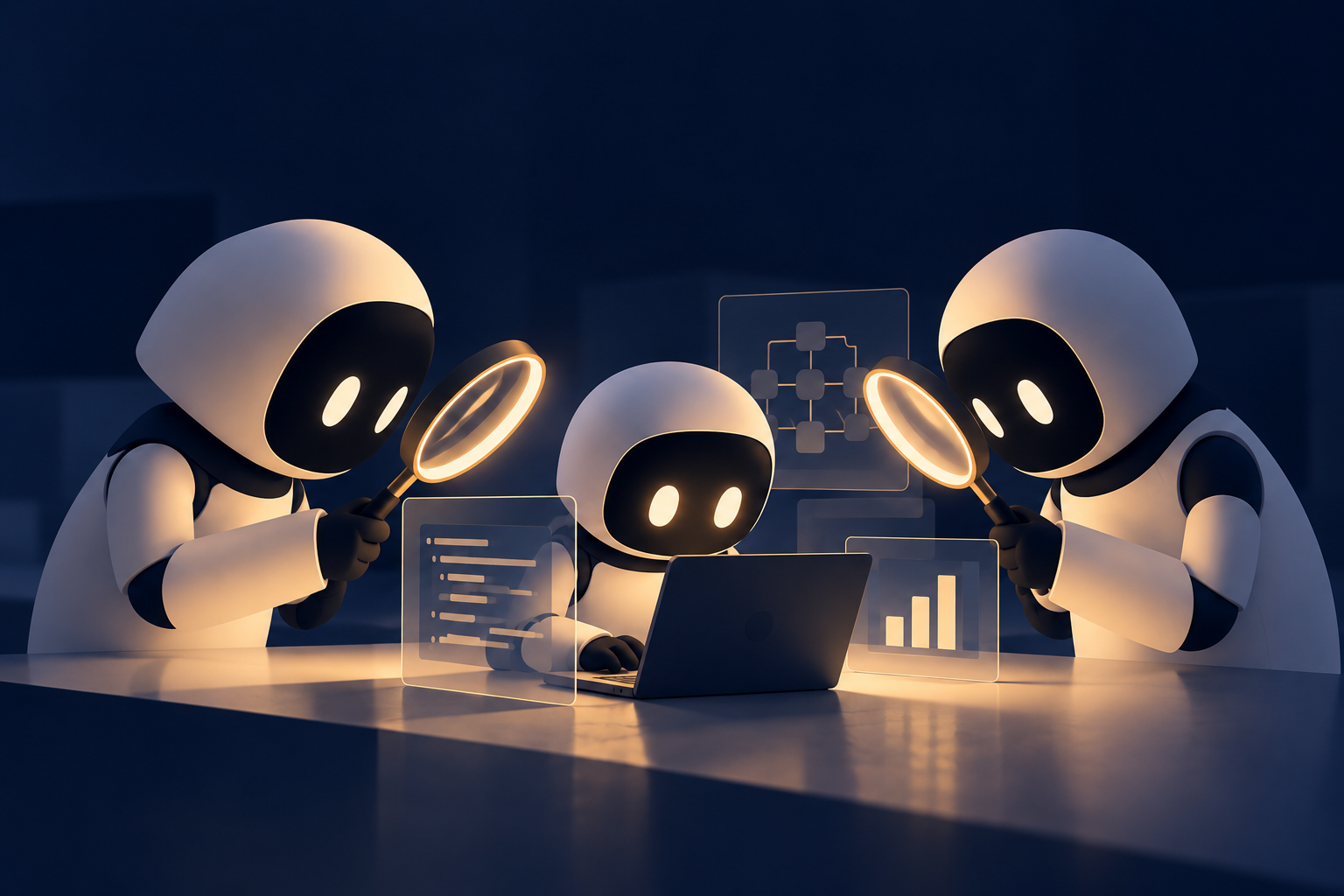 An AI monitoring chain with a human at the edge